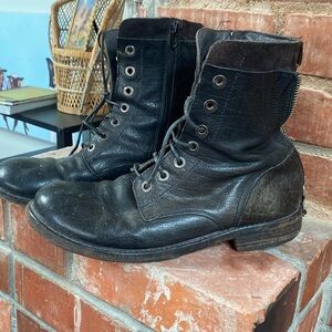 Vintage black and brown leather Tacco boots